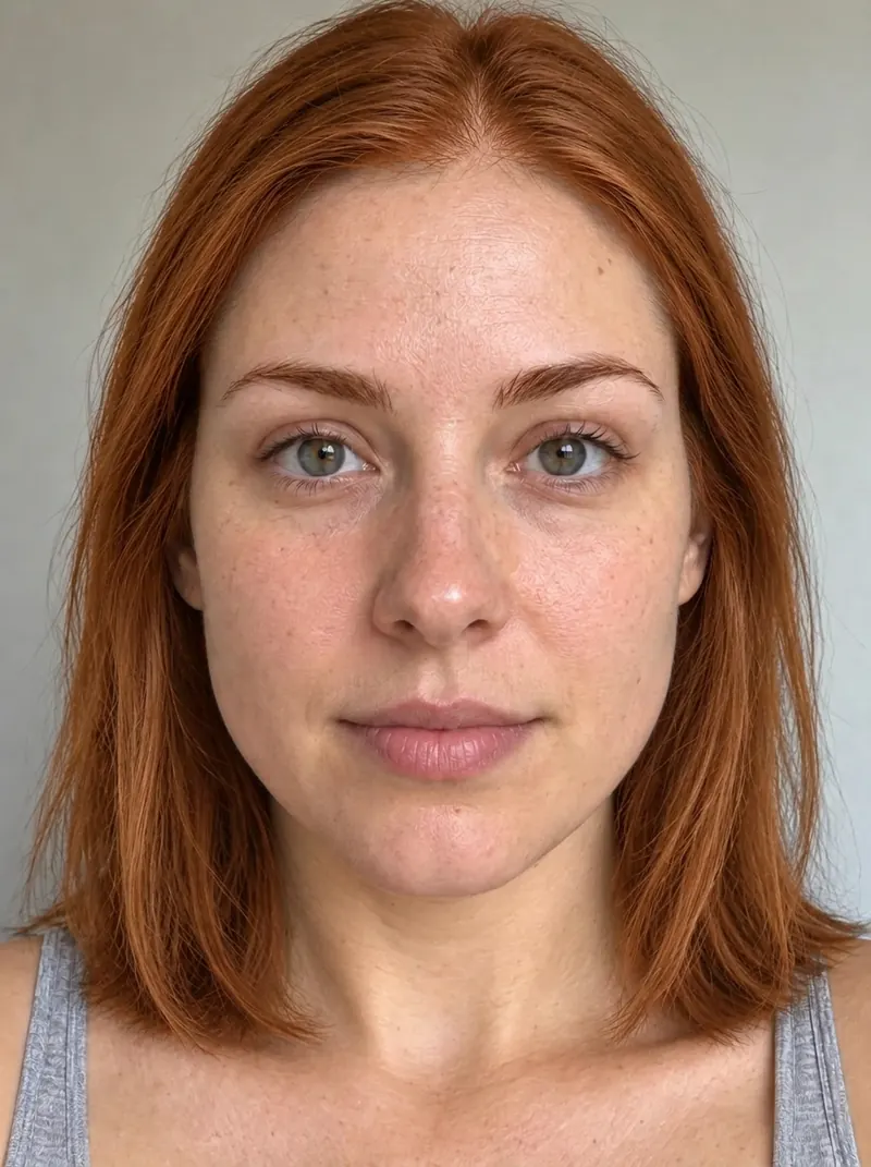 A copper hair color result in VIPAD