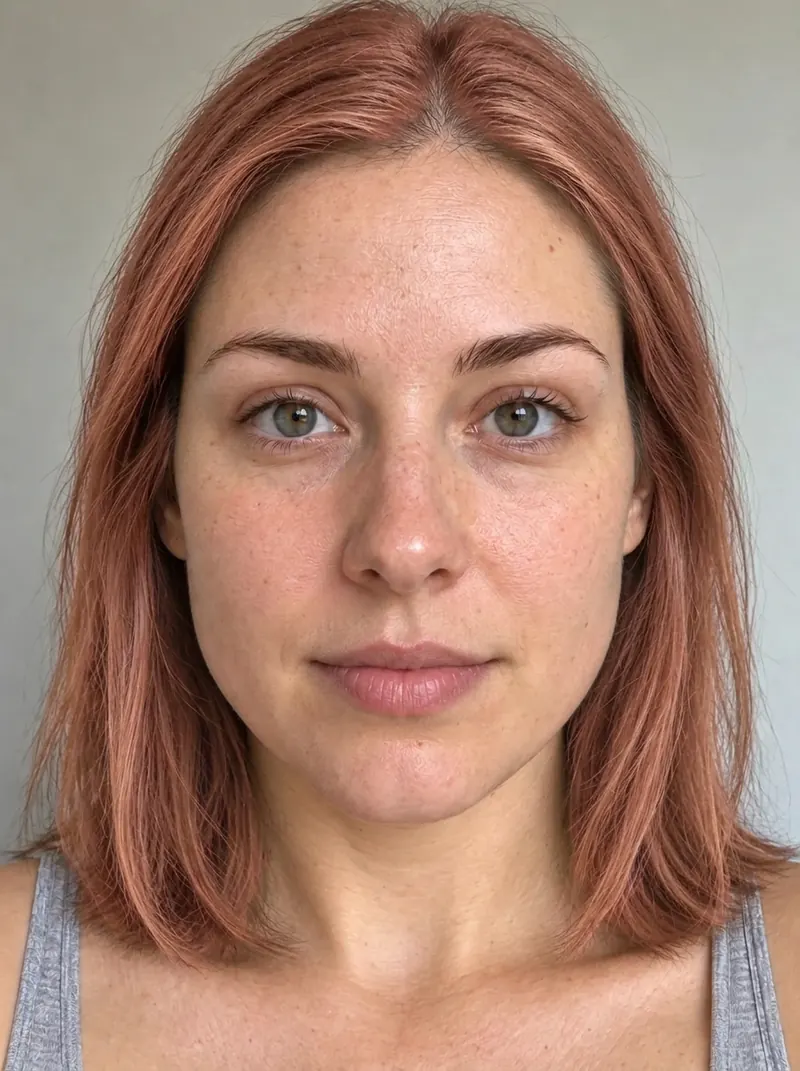 A rose gold hair color result in VIPAD