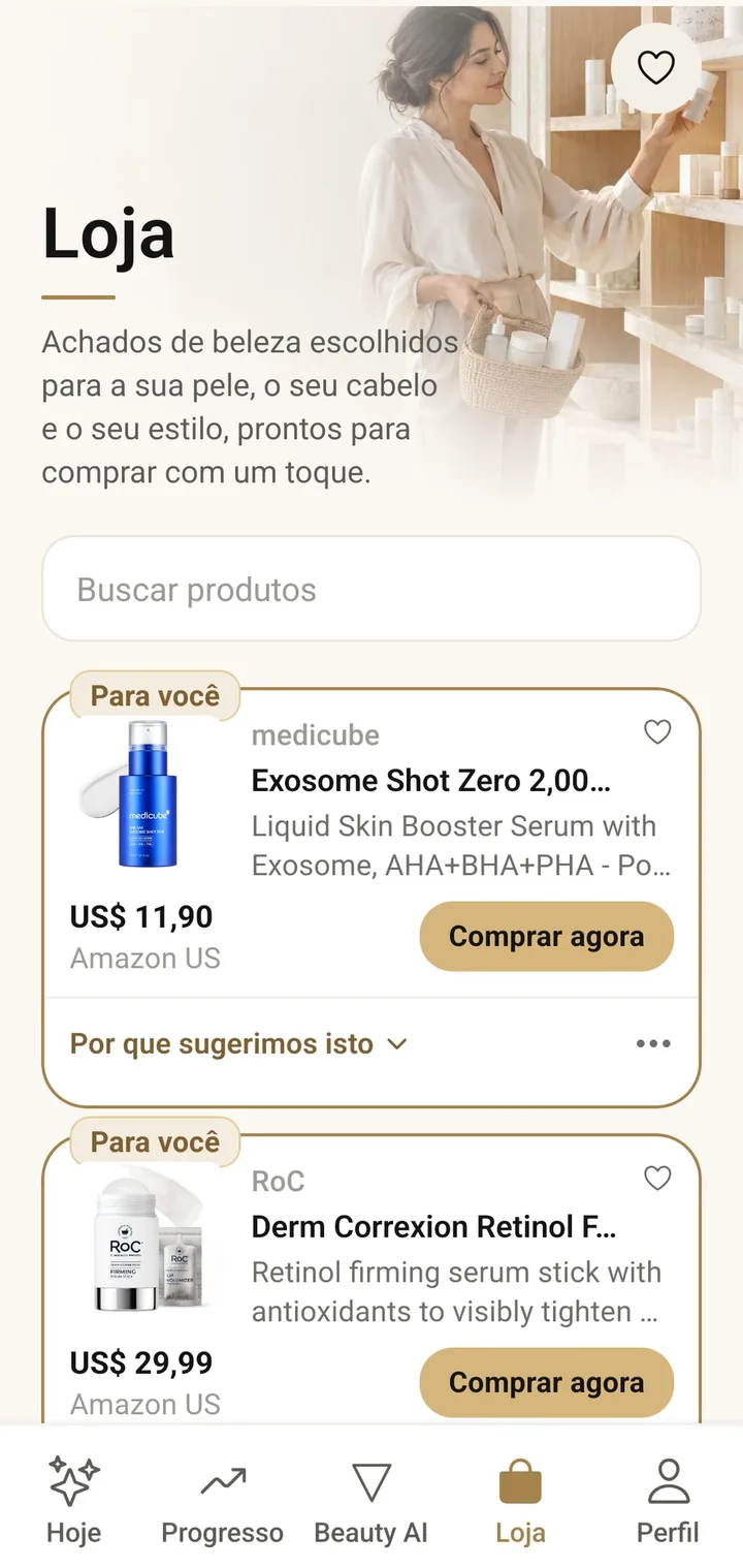 A Loja VIPAD com produtos marcados Para você