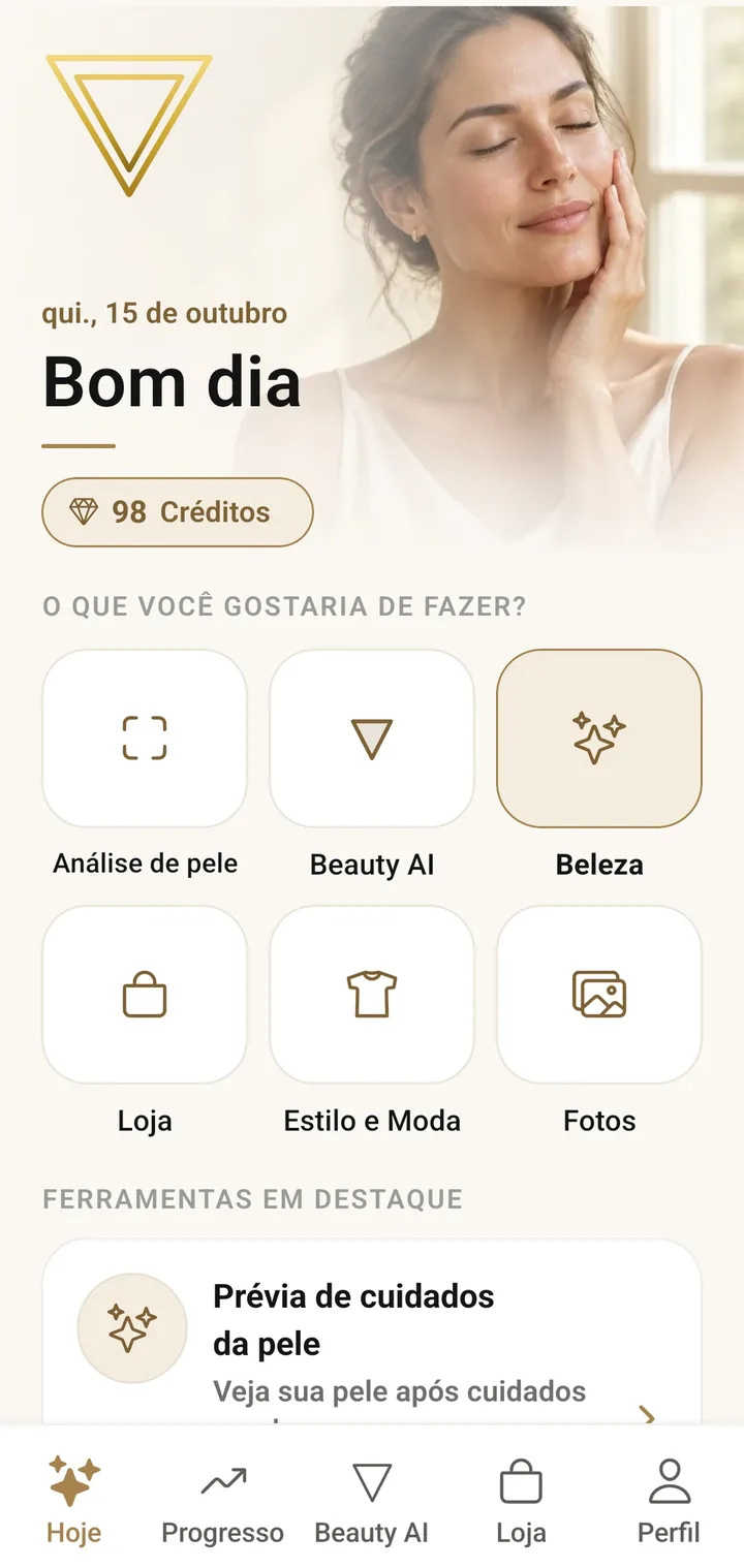 A tela Hoje na VIPAD